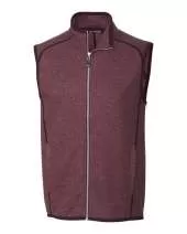Cutter & Buck Mainsail Sweater-Knit Mens Full Zip Vest