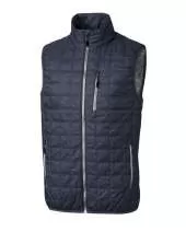 Cutter & Buck Rainier PrimaLoft Mens Big and Tall Eco Insulated Full Zip Puffer Vest