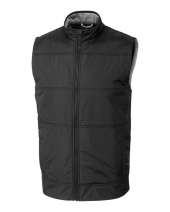 Cutter & Buck Stealth Hybrid Quilted Mens Windbreaker Vest