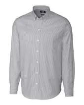 Cutter & Buck Stretch Oxford Stripe Mens Long Sleeve Dress Shirt