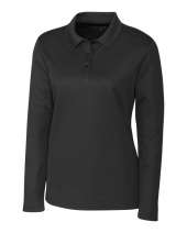 Clique Spin Eco Performance Pique Long Sleeve Womens Polo