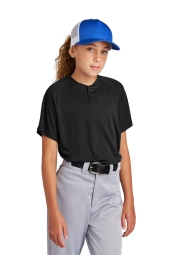 Sport-Tek Youth PosiCharge Competitor 2-Button Henley YST359