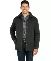 Charles River 1497 Heathered Fleece Snap Shacket