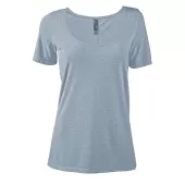 Platinum P504T Ladies Scoop Tri-Blend Short Sleeve Scoop Neck Tee