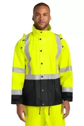 CornerStone CSJ504 ANSI 107 Class 3 Rain Jacket