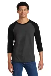 Jerzees 560R Unisex Premium Blend Combed Ring Spun 3/4-Sleeve Raglan