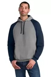 Jerzees 96C Unisex NuBlend Colorblock Raglan Hoodie Sweatshirt