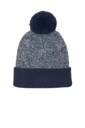 Sport-Tek STC68 Halftime Heather Pom Beanie