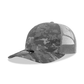 Decky 1054 6 Panel Mid Profile Structured Camo Trucker