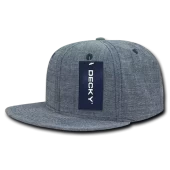 Decky 1094 6 Panel High Profile Structured Denim Snapback