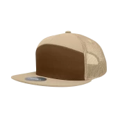Decky 1133 7 Panel High Profile Structured Cotton Blend Trucker