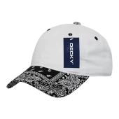 Decky 256 6 Panel Low Profile Relaxed Bandanna Bill Dad Hat