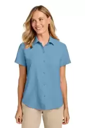 Port Authority LW963 Women'S Short Sleeve Uv Dockside Shirt