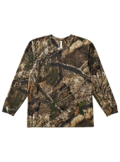 LAT 3981 Unisex Realtree L/S Camo Shirt