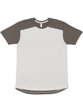 LAT 6911 Unisex Contrast Sleeve T-Shirt