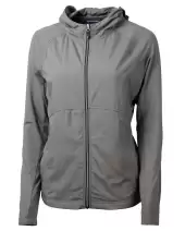 Cutter & Buck Adapt Eco Knit Hybrid Recycled Womens Full Zip Jacket