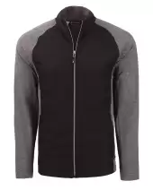 Cutter & Buck Adapt Eco Knit Hybrid Recycled Mens Full Zip Jacket