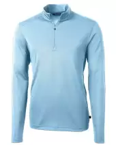 Cutter & Buck Virtue Eco Pique Recycled Quarter Zip Mens Pullover