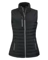 Clique Valhalla Recycled Insulated Puffer Womens Full Zip Vest LQO00066