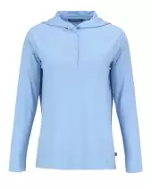 Cutter & Buck Coastline Recycled Double Peached Womens Hooded Pullover LCK00184