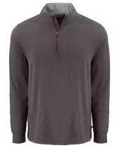 Cutter & Buck Forge Recycled Four-Way Stretch Mens Big & Tall Quarter Zip Pullover BCK01373