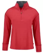 Cutter & Buck Forge Recycled Four-Way Stretch Womens Quarter Zip Pullover LCK00227