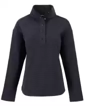 Cutter & Buck Hunts Point Recycled Fleece Womens Hybrid Snap Placket Pullover LCK00180