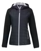 Cutter & Buck Rainier Recycled Insulated Hybrid Puffer Womens Full Zip Jacket LCO00073