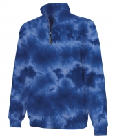 Charles River Crosswind Quarter Zip Sweatshirt (Tie-Dye)