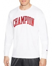 Champion Men Classic Jersey L/S Tee-Graphic - Tall Arch