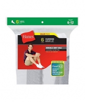 Hanes Men's Cushion Ankle Socks