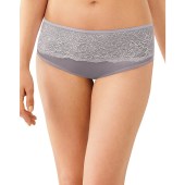 Bali One Smooth U Comfort Indulgence Satin with Lace Hipster