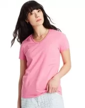Hanes Relaxed Fit Women's ComfortSoft V-neck T-Shirt