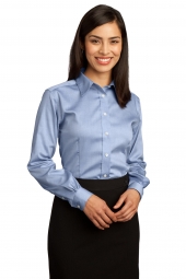 Ladies Non-Iron Pinpoint Oxford Shirt