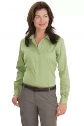 Ladies Nailhead Non-Iron Shirt