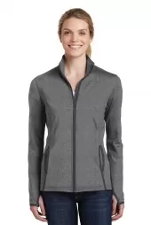 Ladies Sport-Wick Stretch Contrast Full-Zip Jacket
