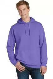 Pigment-Dyed Pullover Hooded Sweatshirt