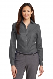 Ladies Non-Iron Diamond Dobby Shirt