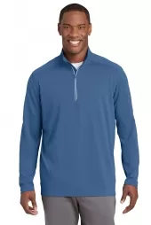 Sport-Wick Textured 1/4-Zip Pullover