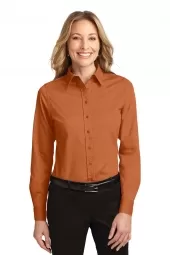 Ladies Long Sleeve Easy Care Shirt