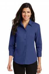 Ladies 3/4-Sleeve Easy Care Shirt