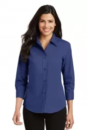 Ladies 3/4-Sleeve Easy Care Shirt
