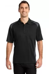 Select Snag-Proof Two Way Colorblock Pocket Polo