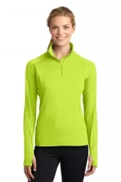 Ladies Sport-Wick Stretch 1/2-Zip Pullover
