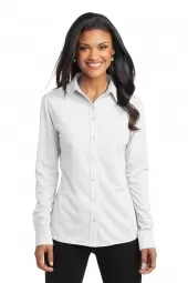 Ladies Dimension Knit Dress Shirt