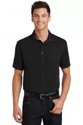 Poly-Charcoal Blend Pique Polo
