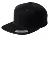 Yupoong Flat Bill Snapback Cap