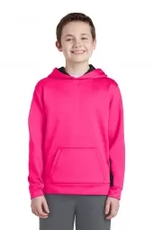 Youth Sport-Wick Fleece Colorblock Hooded Pullover