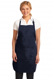 Easy Care Full-Length Apron with Stain Release