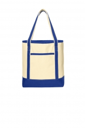 Large Cotton Canvas Boat Tote
